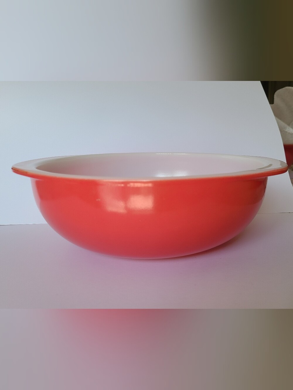 Vintage 50's Pyrex #024 Bright Flamingo Pink 2 QT Round Casserole Dish with Lid